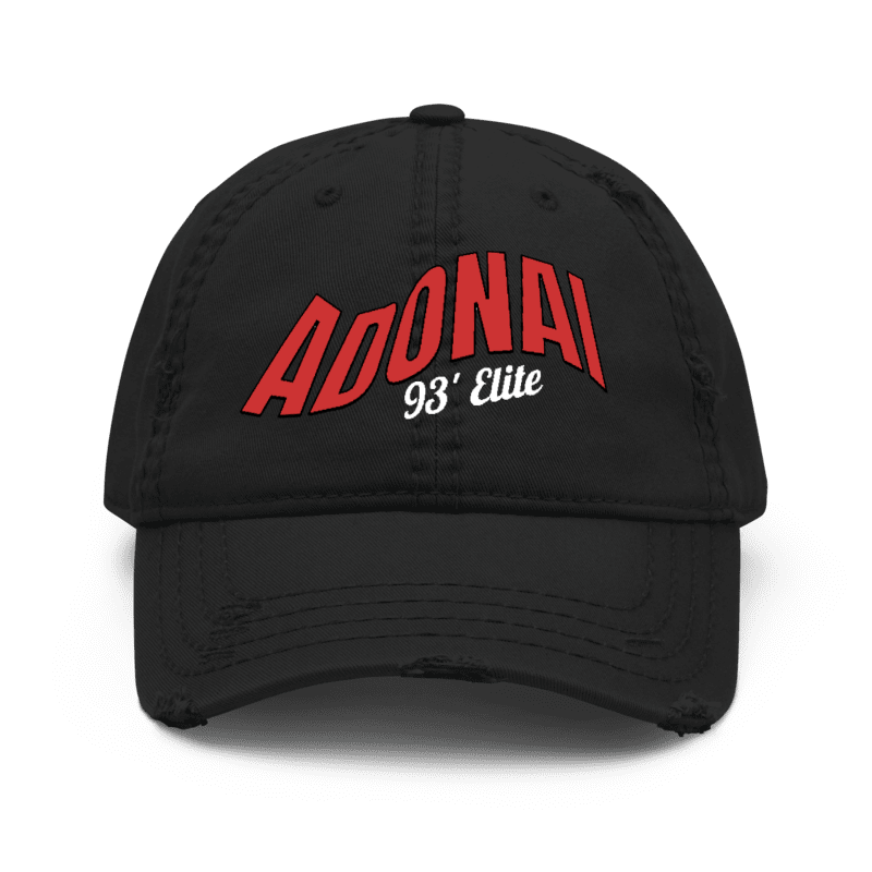 (Pre - Order 6 Weeks) ADONAI - 93' Elite Distressed Dad Hat