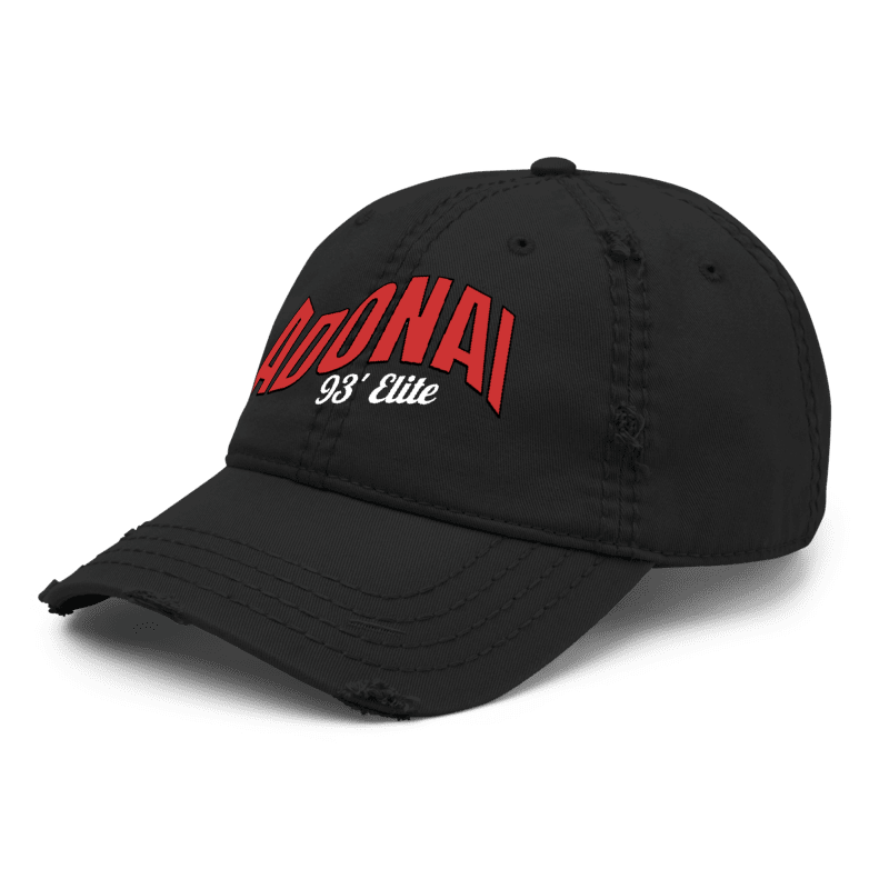 (Pre - Order 6 Weeks) ADONAI - 93' Elite Distressed Dad Hat